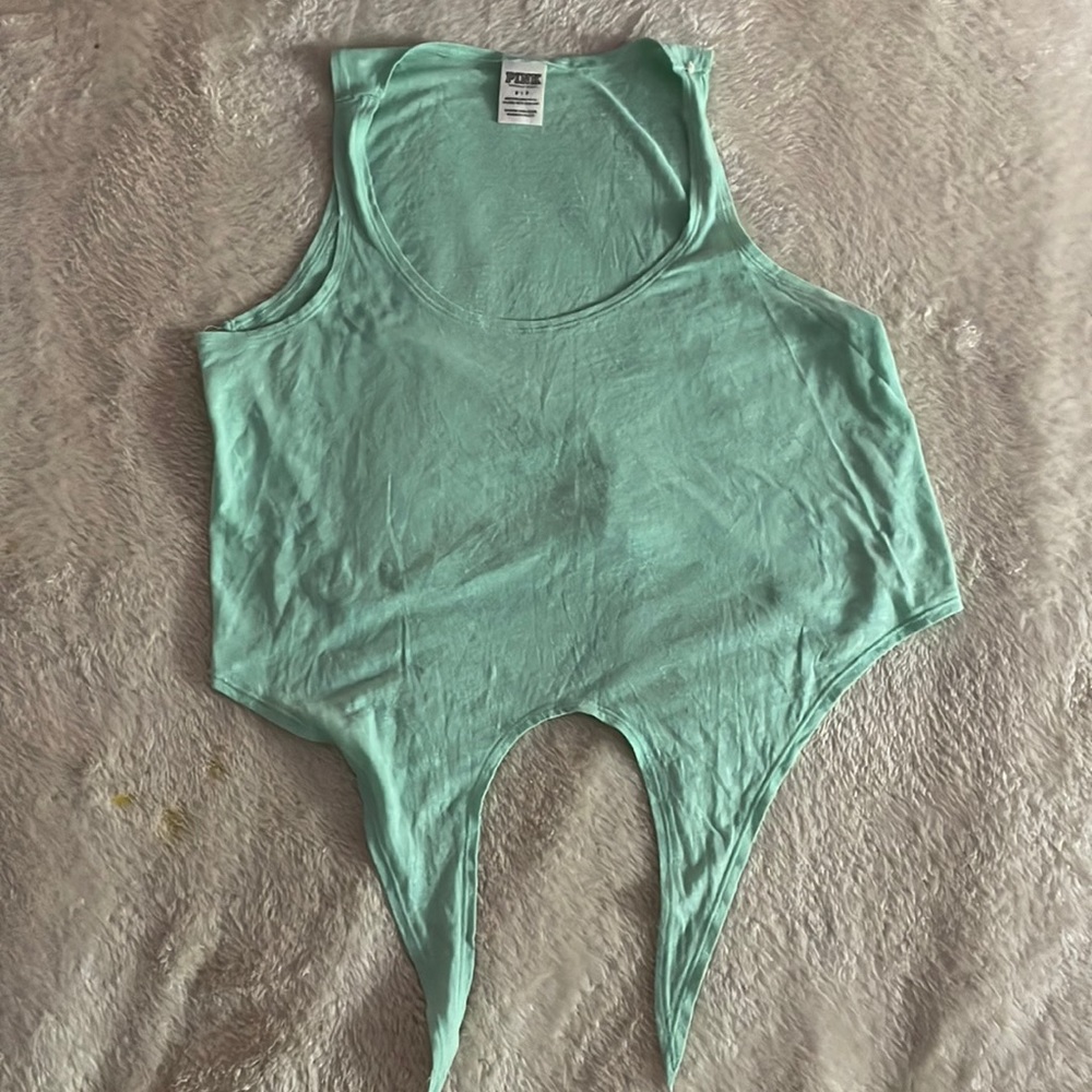 blue PINK tank top